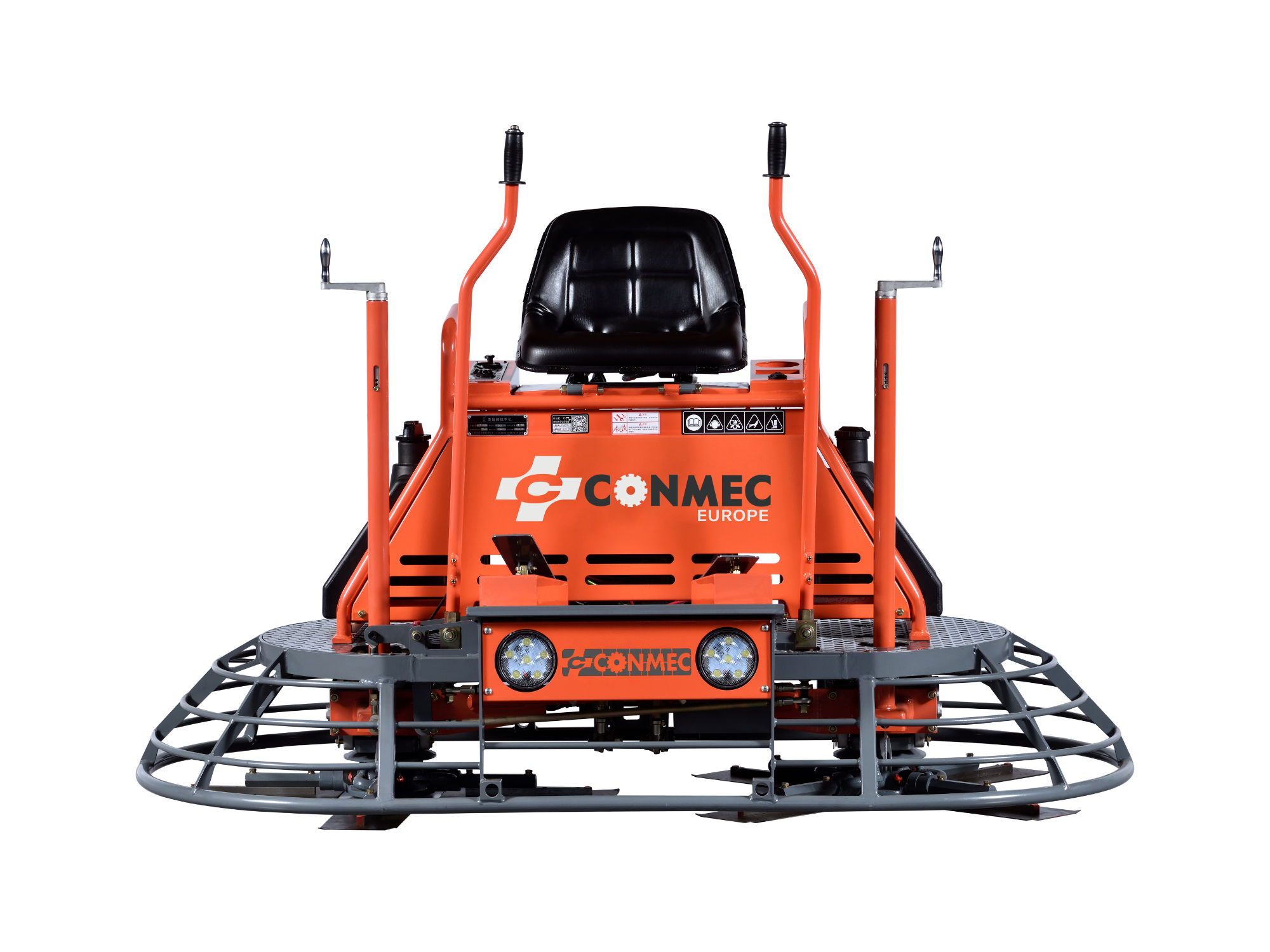 crts836 ride on power trowel