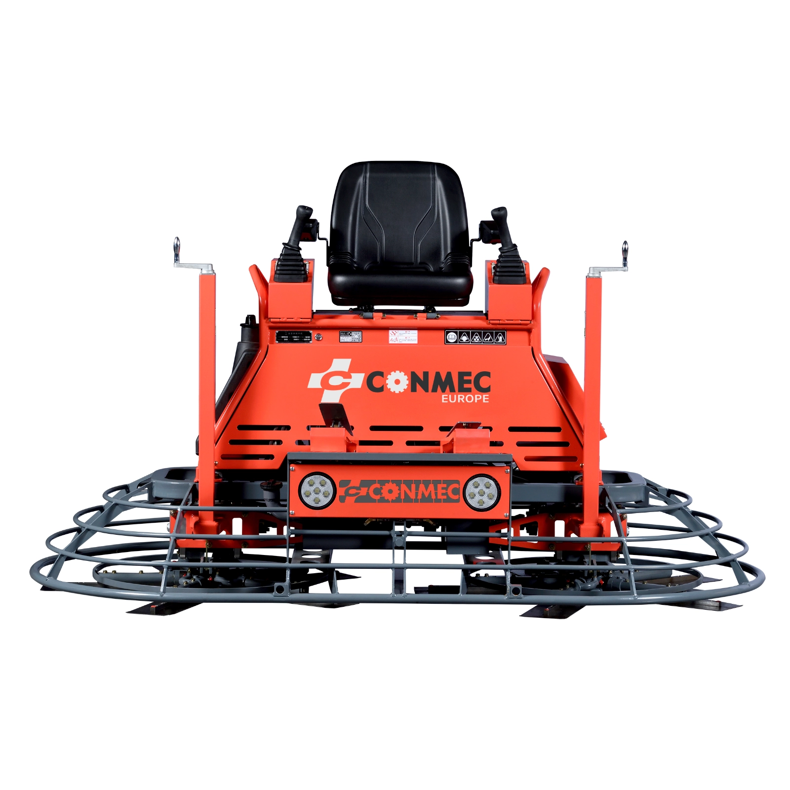 CONMEC CRTN1046 dual-rotor ride-on power trowel